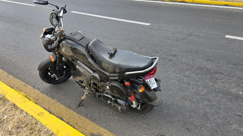 Zamora, Michoacán: Motociclista resulta seriamente herido en accidente  