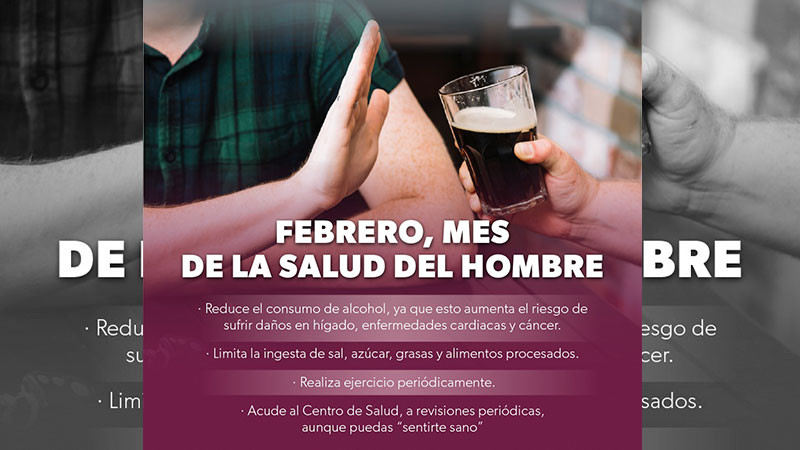 La Secretaría de Salud de Michoacán señala cuáles son las enfermedades que más afectan a los hombres 