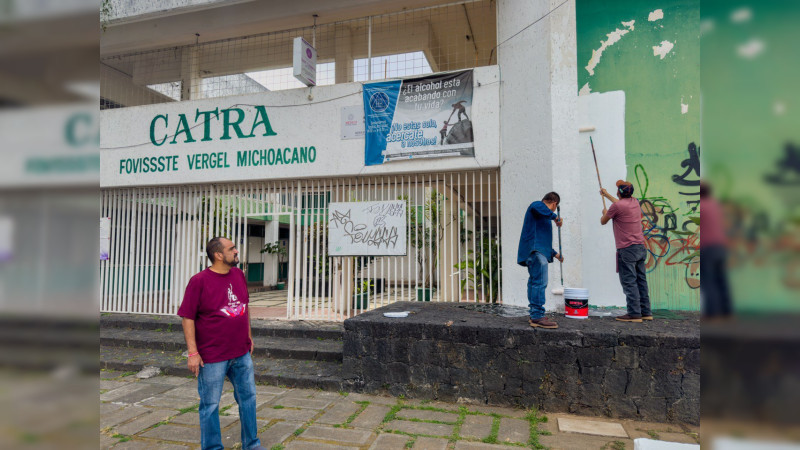 Gobierno de Uruapan avanza en el programa de rehabilitación de espacios públicos