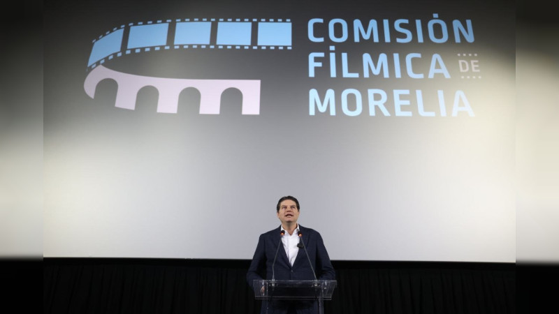 Alfonso Martínez presenta la Comisión Fílmica de Morelia