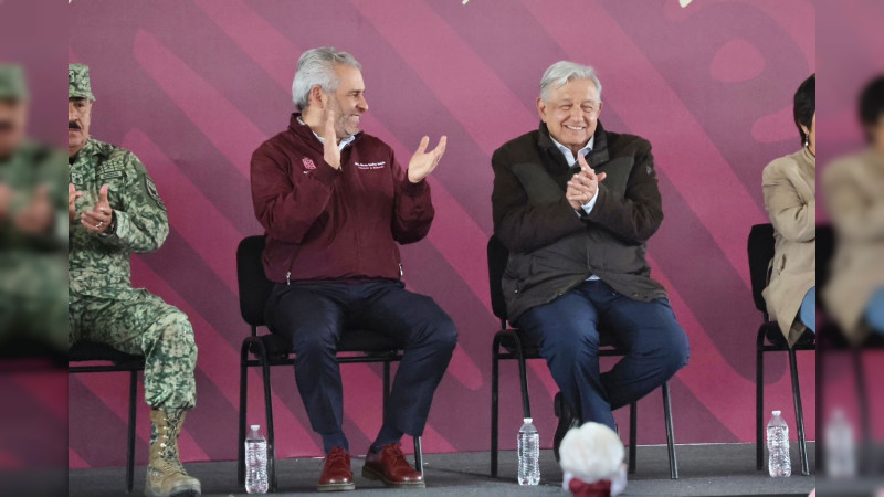 Bedolla y AMLO refrendan apoyo a michoacanos con programas sociales