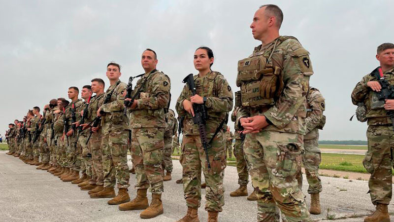 Texas construirá un campamento militar en la frontera con México 