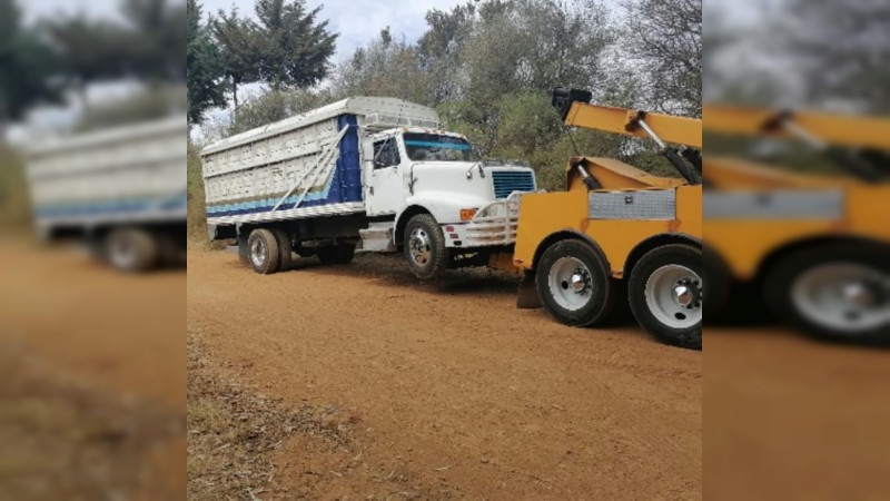Asegura a 3 personas, armas, sustancias y vehículos en diversos municipios de Michoacán 