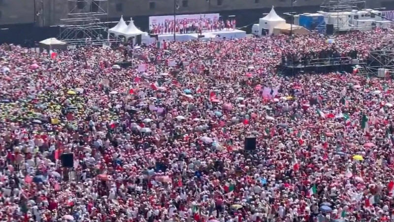 Se reúnen más de 100 mil personas en Marcha por Nuestra Democracia en la CDMX 