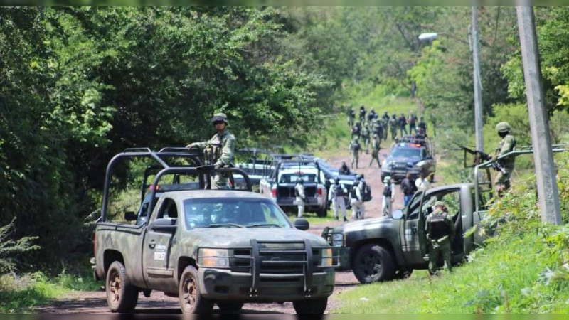 Emboscada al Ejército en Tumbiscatío, Michoacán, deja dos muertos y armas aseguradas 