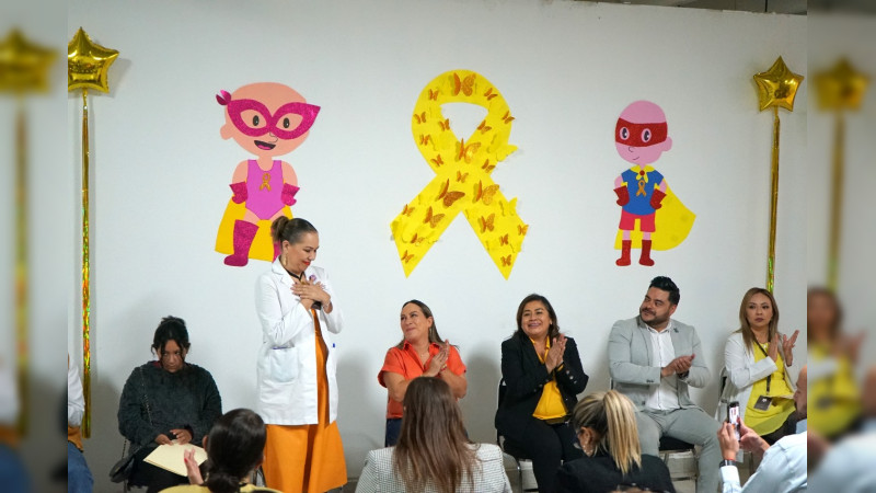 Garantiza Gobierno de Michoacán tratamiento gratuito a niñas y niños con cáncer