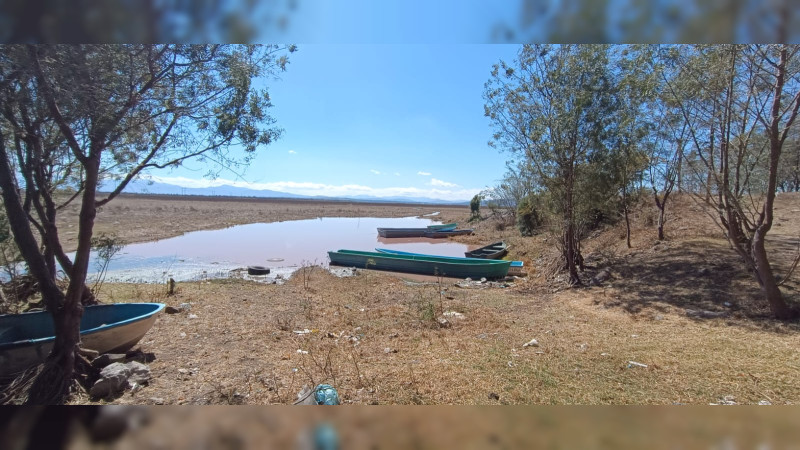 Sequía del Lago de Cuitzeo es aprovechado por la delincuencia, señalan habitantes