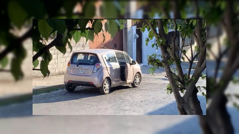 Localizan dos cuerpos dentro de un auto en Tepalcatepec, Michoacán 