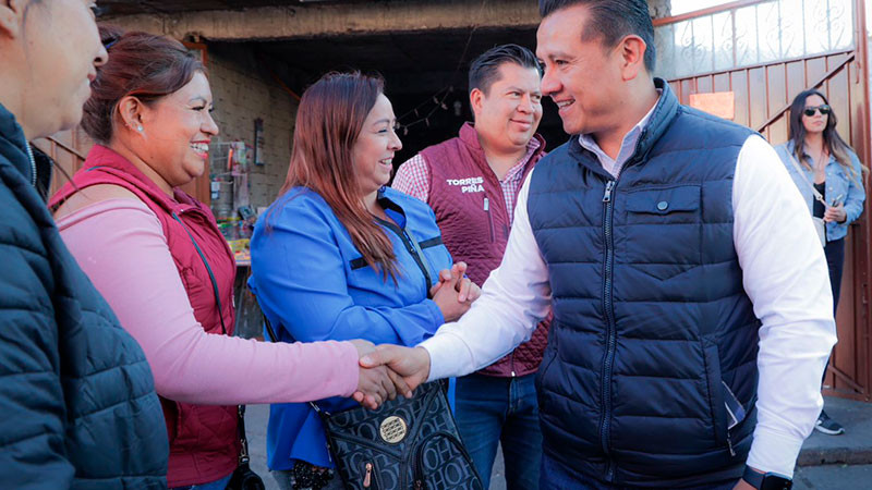Morelianos anhelan llegada de la 4T: Torres Piña 