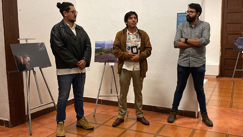 Inauguran la exposición fotográfica “Joven y anciano Paricutín” 