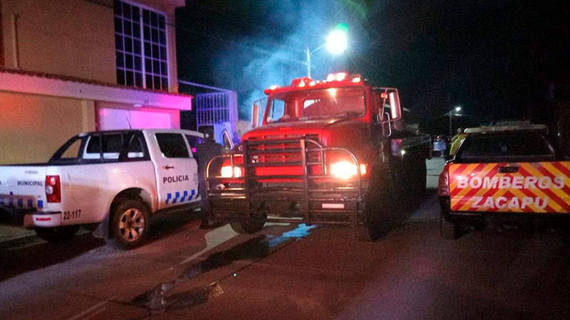 Se registra incendio de una vivienda en Zacapu, Michoacán  
