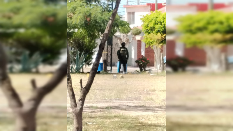Abandonan artefacto explosivo en la colonia Misión Santa Fe, en Celaya