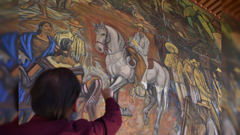 Conoce la historia de Michoacán a través de los murales de Zalce