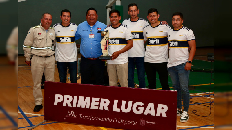 Premia Cecufid a ganadores de los XXXV Juegos Deportivos Interdependencias