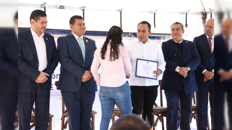 Celebra FGE escrituración de inmueble en favor de la fiscalía en Jiquilpan, Michoacán