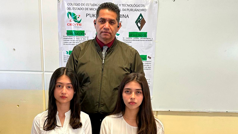 Alumnas del Cecytem ganan segundo lugar en Feria de Ciencias e Ingeniería 