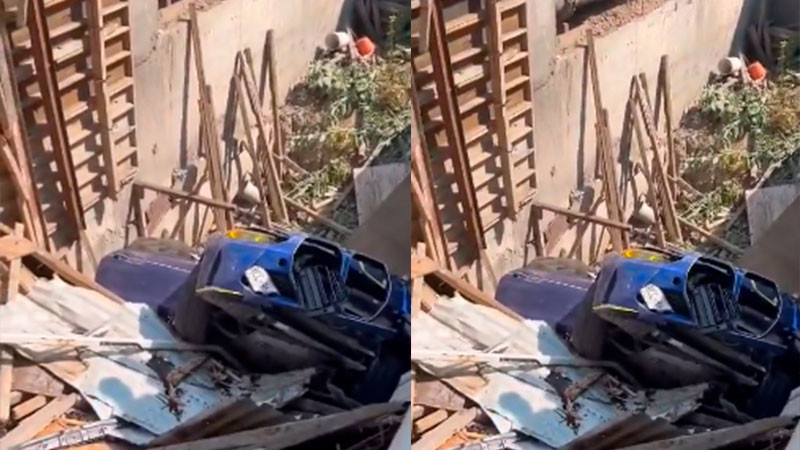 CDMX: Acatan a balazos a automovilista en Periférico Sur y cae a fosa frente a Artz Pedregal 