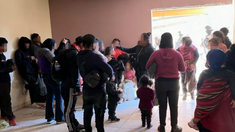 Rescatan a 101 migrantes guatemaltecos en casa de Sonora 