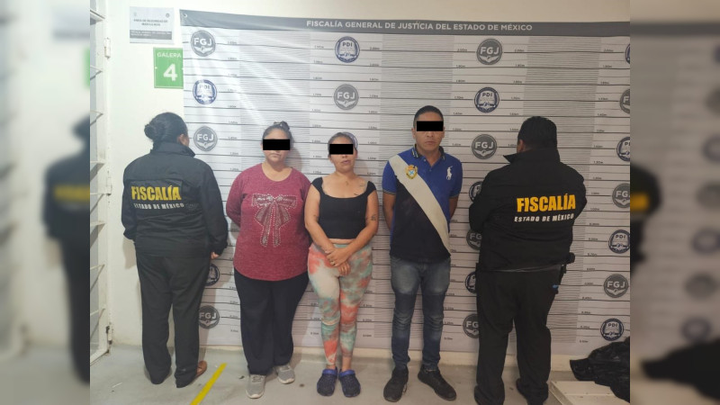 Captura Fiscalía Regional de Nezahualcóyotl a banda de asaltantes en Edomex 