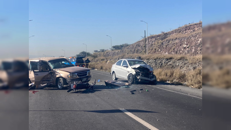 Querétaro: Mortal accidente en el Norponiente a la altura de Viñedos 