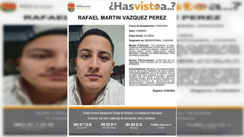 Grupo de hombres armados privan de la libertad a secretario de Seguridad de Berriozábal, Chiapas