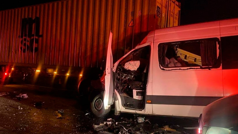 Se registra accidente vial sobre la carretera a Rioverde, SLP; hay al menos 10 muertos