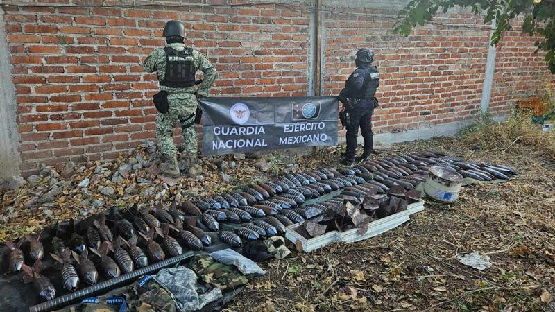 Decomisan explosivos usados por drones en Buenavista, Michoacán 
