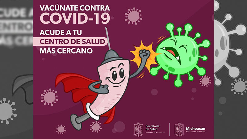 Recibe la vacuna contra el COVID-19 sin formato de solicitud: Secretaría de Salud de Michoacán 