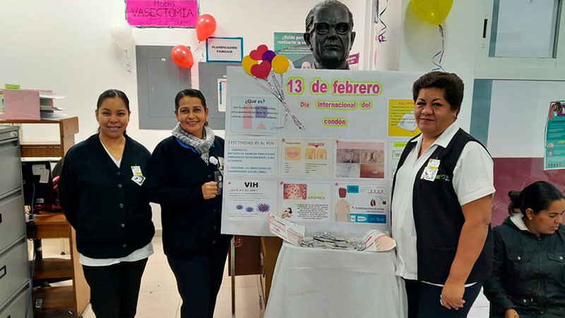 Condón, efectivo para evitar embarazos e infecciones, señala Secretaría de Salud de Michoacán 