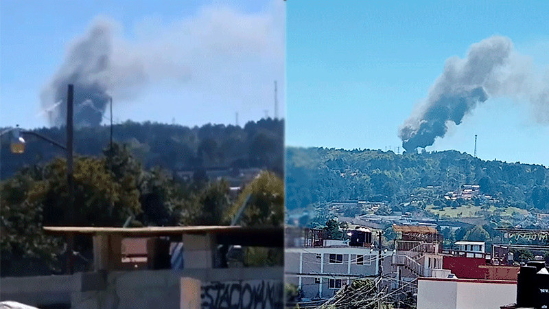 Se reporta incendio en ductos de Pemex en Huauchinango, Puebla 
