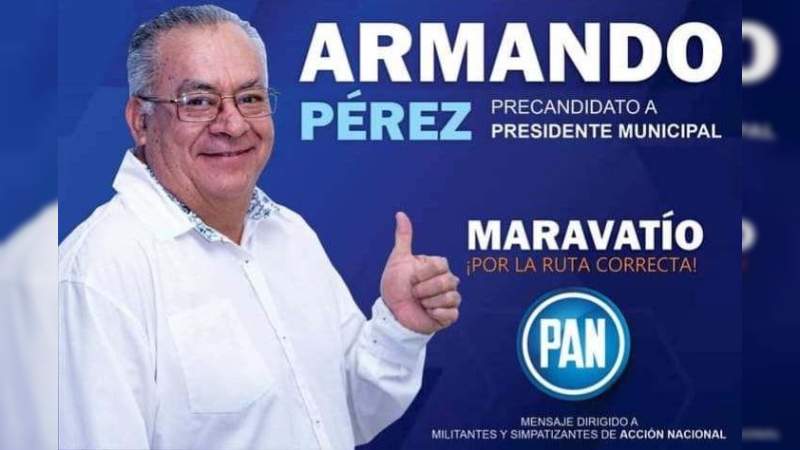 Matan a otro precandidato a Alcalde de Maravatío, Michoacán, Armando Pérez  