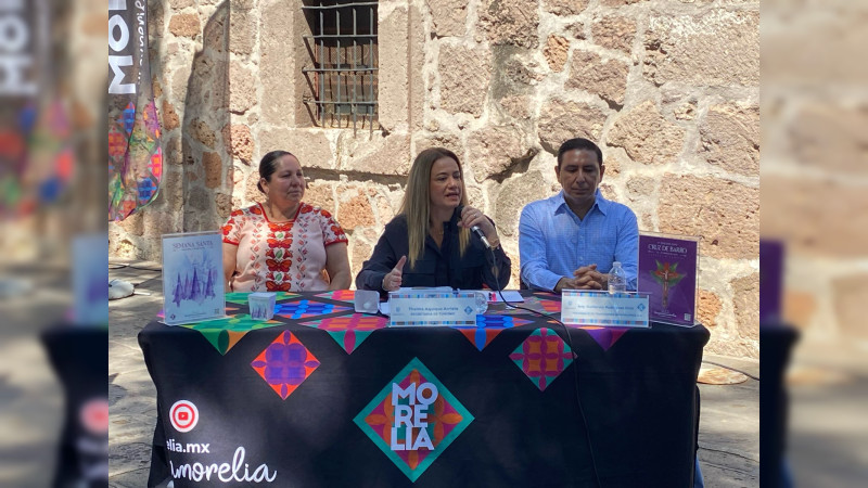 Anuncian actividades de Semana Santa en Morelia 