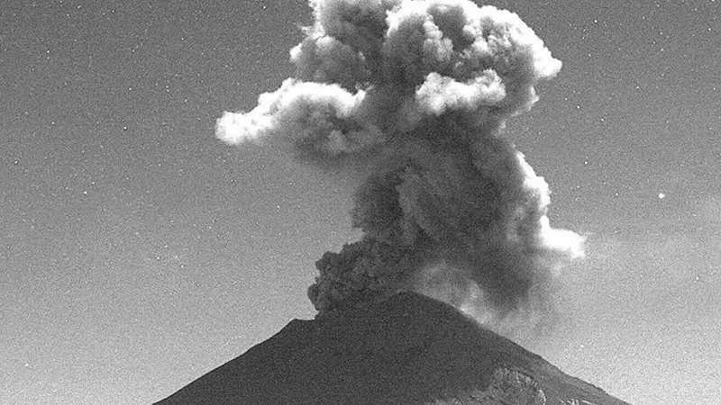 Cae ceniza del Popocatépetl en 5 alcaldías de la CDMX 