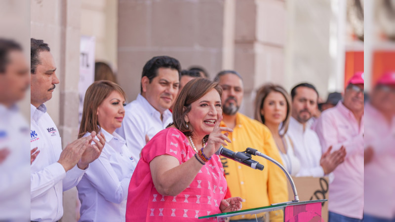 Líderes del PRI, PAN y PRD no estuvieron en primer evento de Xóchitl Gálvez 