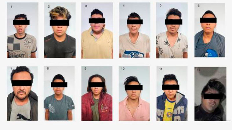 Arrestan a 12 integrantes de una célula delictiva en Zacatecas  