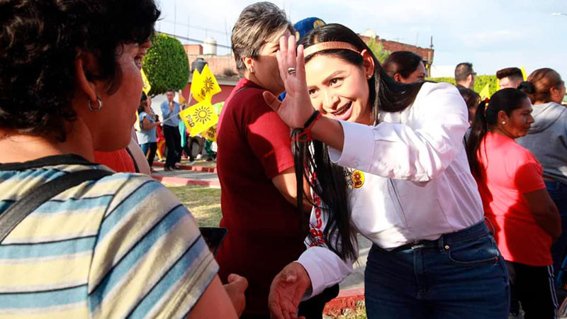 En Zacapu la alianza Fuerza y Corazón por México está fuerte y firme: Araceli Saucedo 