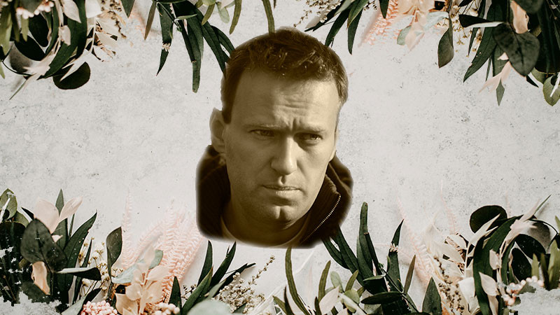 Por el “crimen” de poner flores, detienen a personas en Rusia tras funeral de Alexei Navalni  