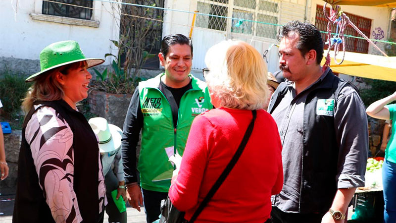 Ernesto Núñez, un candidato cercano a la gente 
