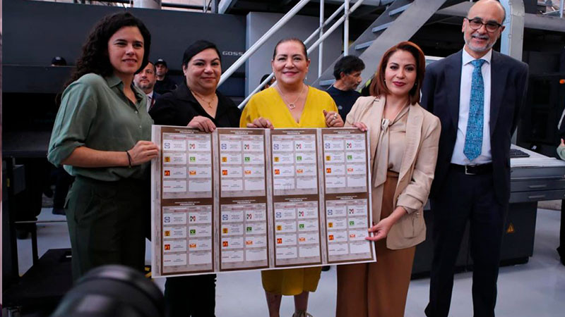 Talleres Gráficos de México inicia la impresión de más de 317 millones de boletas electorales 