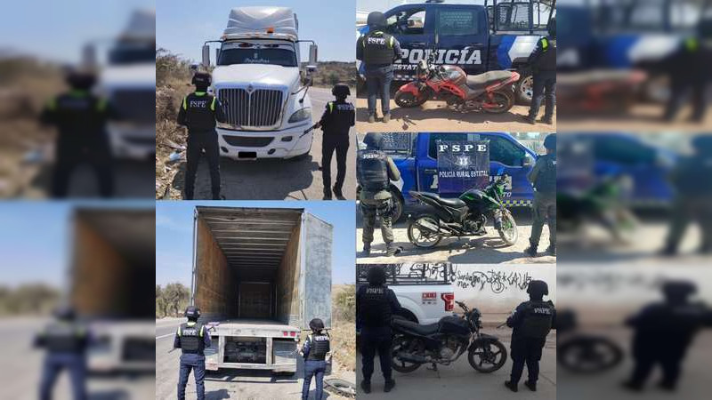 Aseguran 4 vehículos con reporte de robo en Silao, Juventino Rosas, Villagrán e Irapuato, Guanajuato 