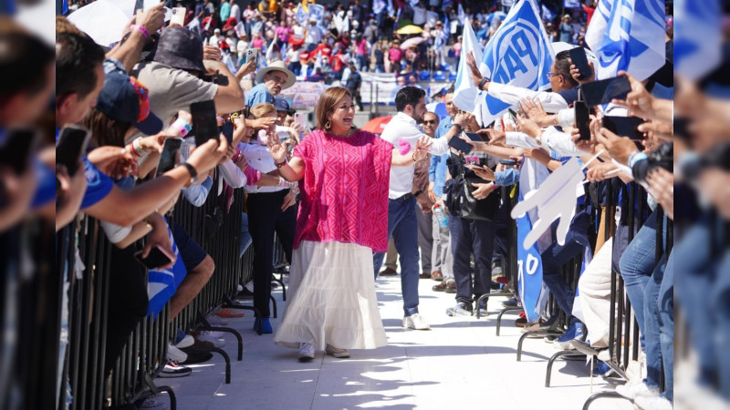 Conectividad, agua y energía, prioridades para Querétaro: Xóchitl Gálvez  