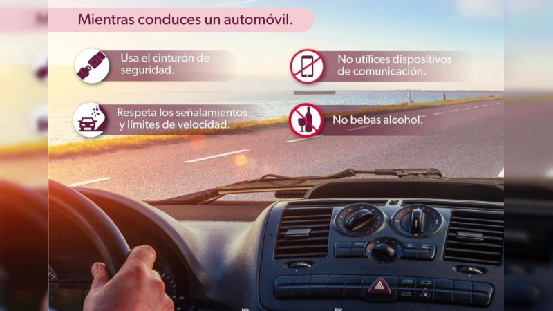 Sigue estas recomendaciones de PC al conducir en carretera 