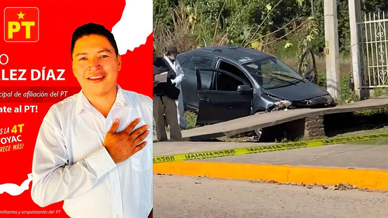Candidato del PT, Alfredo González, es asesinado mientras conducía su vehículo en Guerrero 
