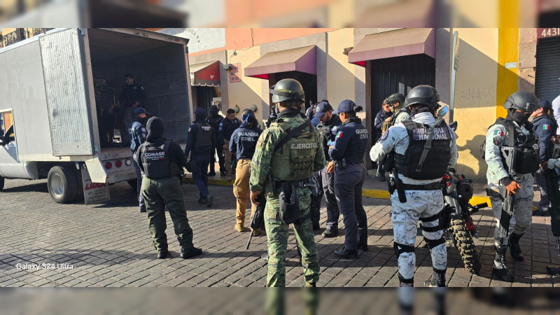 Aseguran más de 120 máquinas tragamonedas en Morelia
