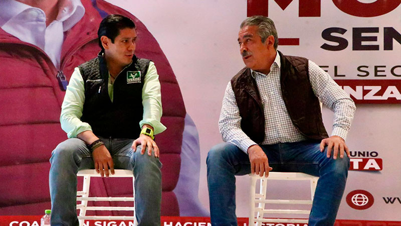 En coalición, sigamos haciendo historia, llamado del PVEM y Morena para continuar con la 4T 