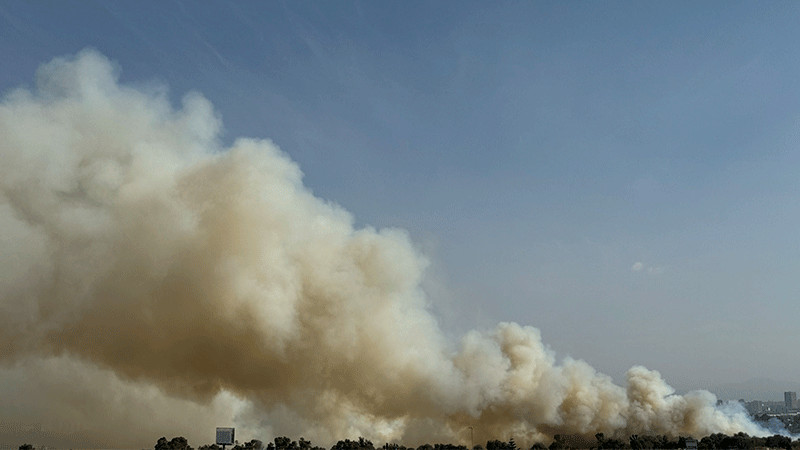 Se reactiva incendio en Vaso de Cristo en Naucalpan luego de 25 horas de su inicio 