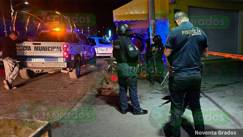 Neutralizan a tiros a un hombre en Zamora, Michoacán