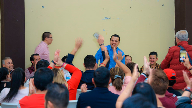 Coordina Torres Piña despliegue de estructuras morenistas en distritos 8 y 10 de Morelia