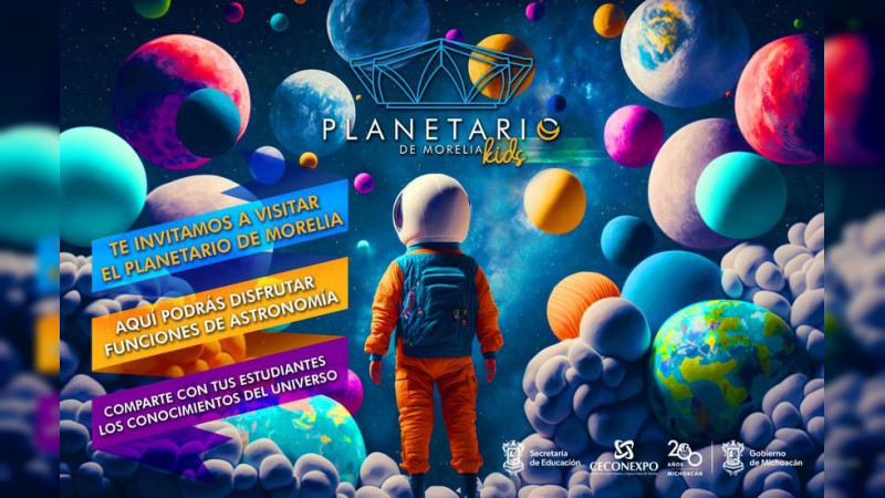 Recorridos escolares, disponibles en el Planetario de Morelia