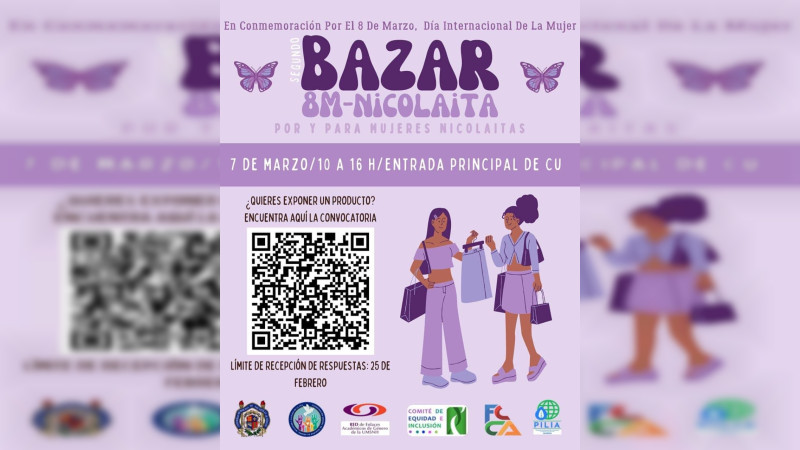 Más de 60 actividades realizará la UMSNH en el marco del Día Internacional de la Mujer 